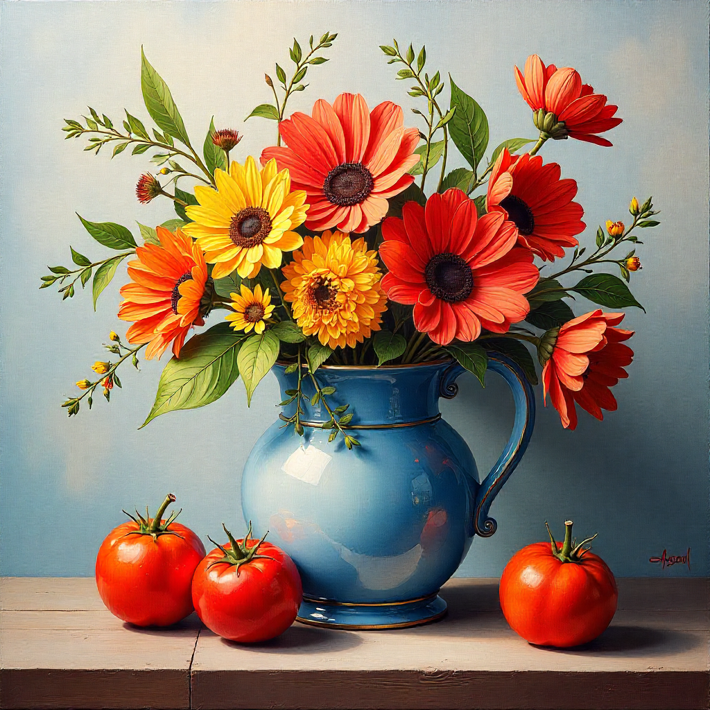 Student artwork pinned on a studio wall