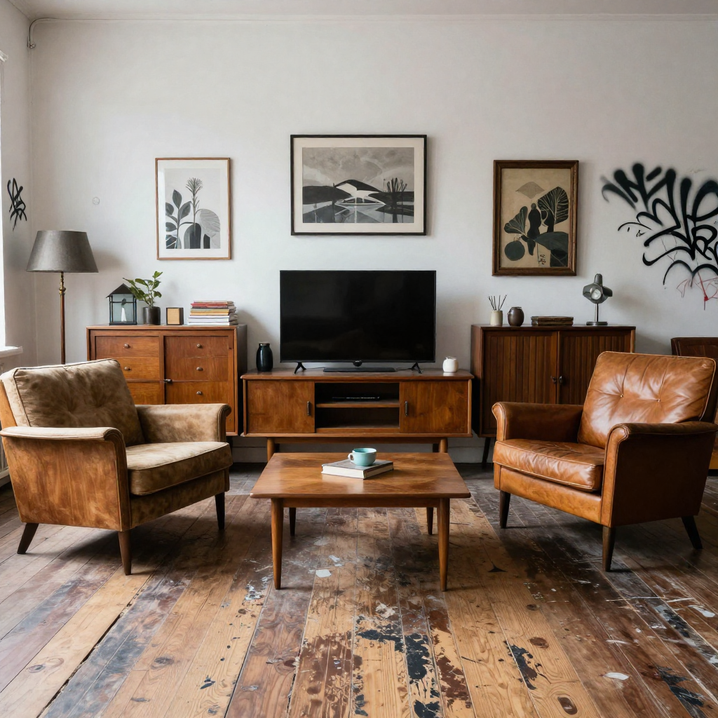 Art supplies organized on a table